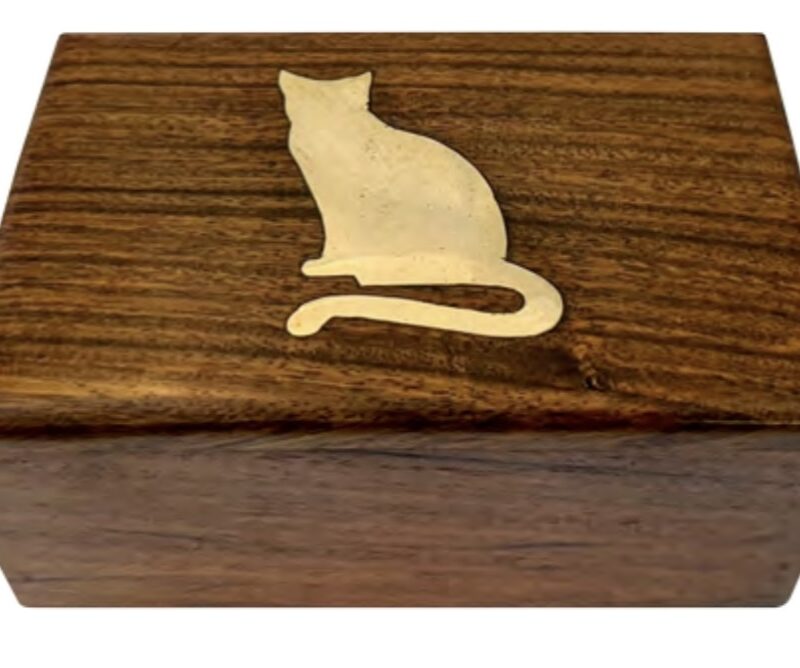 Premium Brass Cat Urn